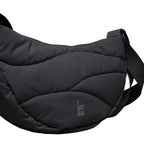 Wavy Puffer Moon Bag