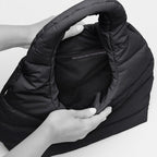 Wavy Puffer Shoulder Bag