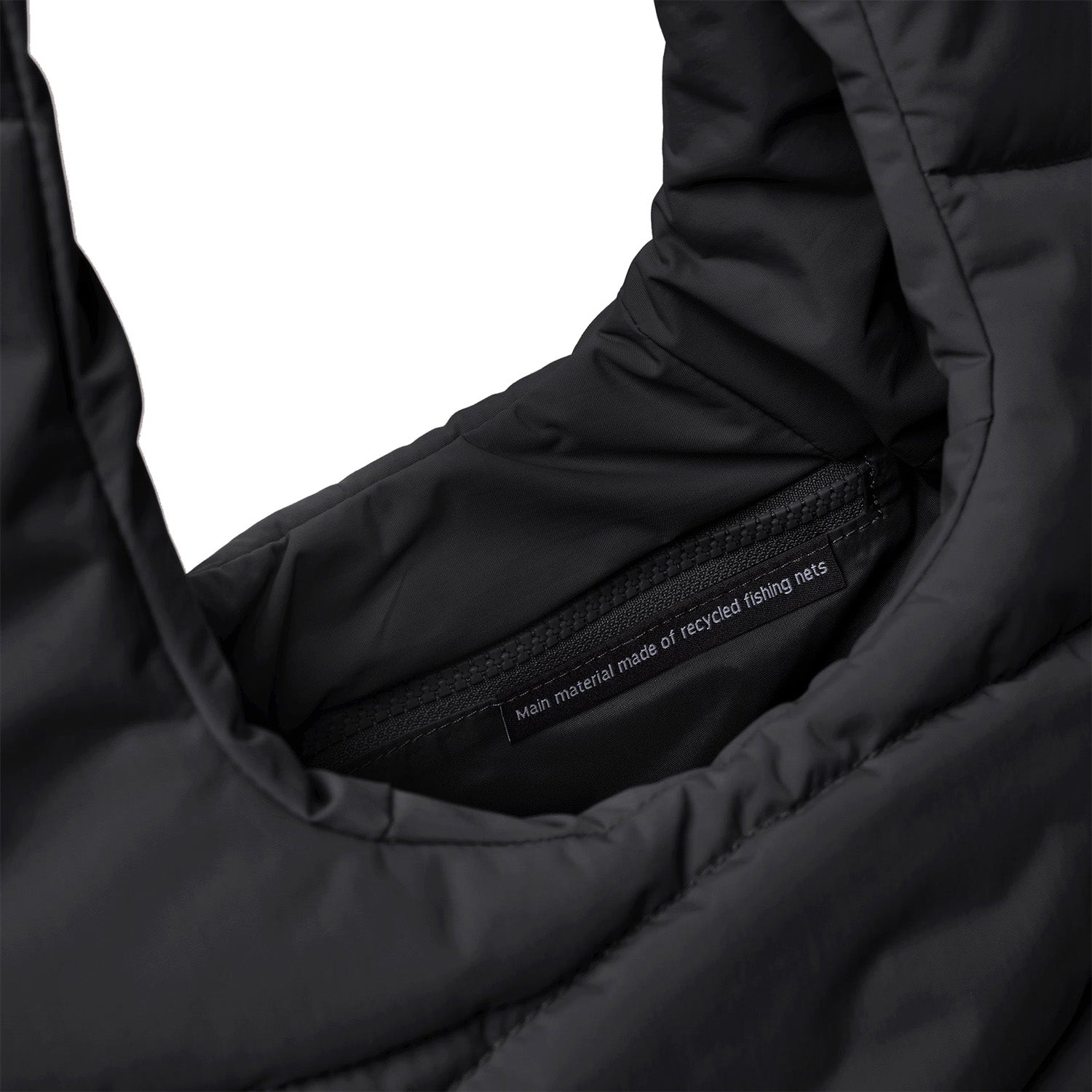 Wavy Puffer Shoulder Bag