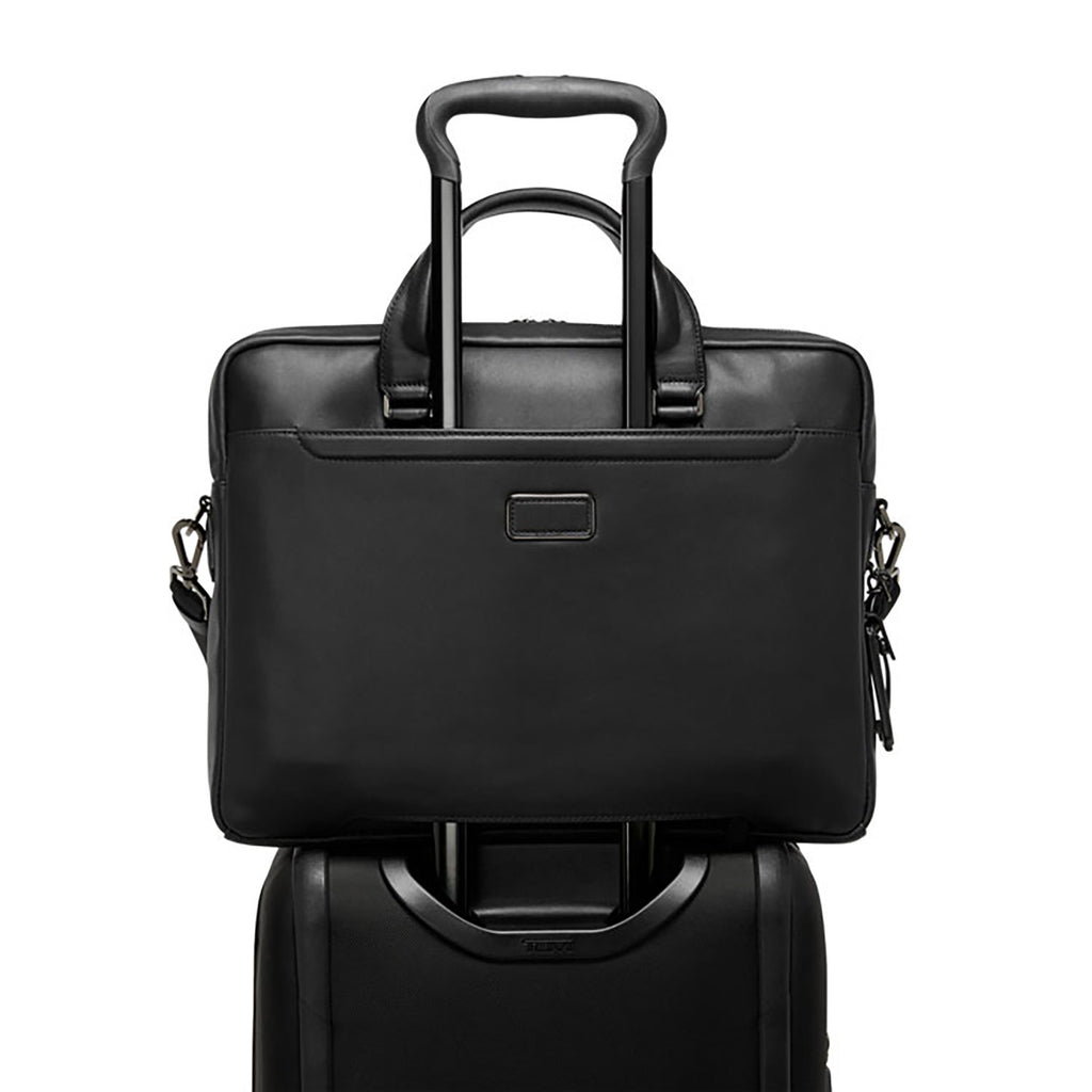 Tumi Harrison Avondale Top Zip Brief Leather