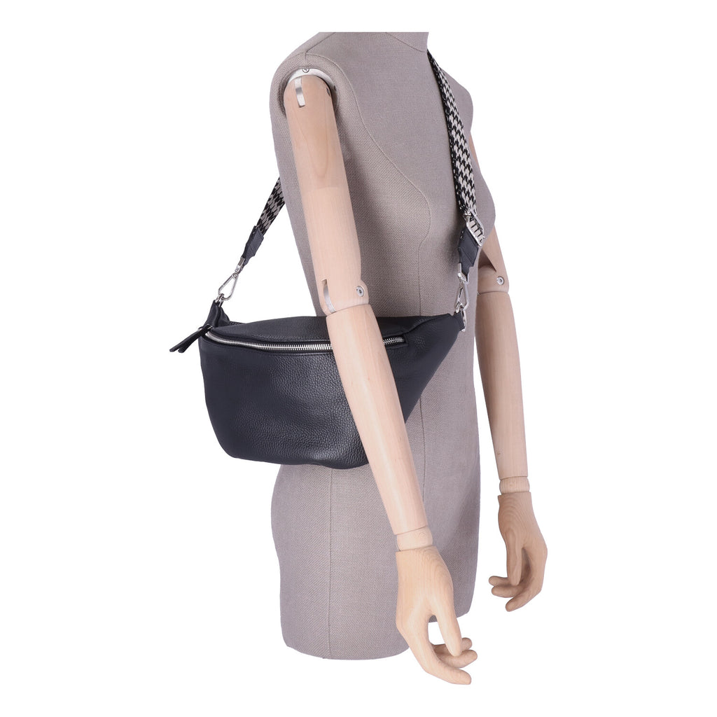 Crossbody Leder mit Gurt XXL