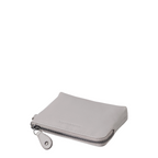 Lieblingstasche Physalis grey leather coin purse with a secure zip closure and minimalist design