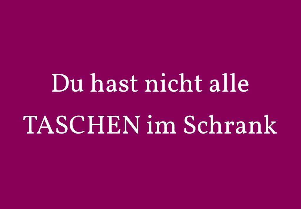 Lieblingstasche Geschenkgutschein