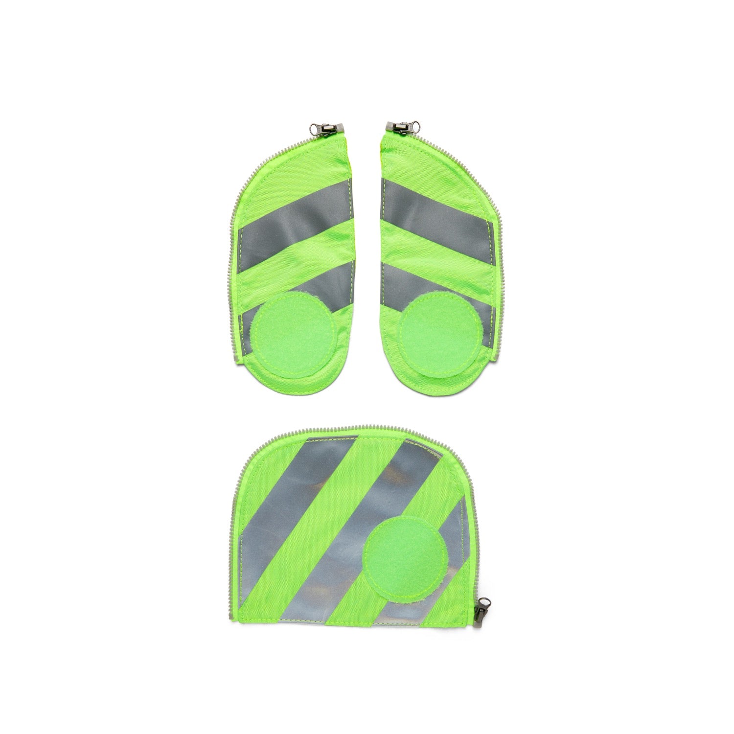 Fluo Zip-Set mit Reflektorstreifen
