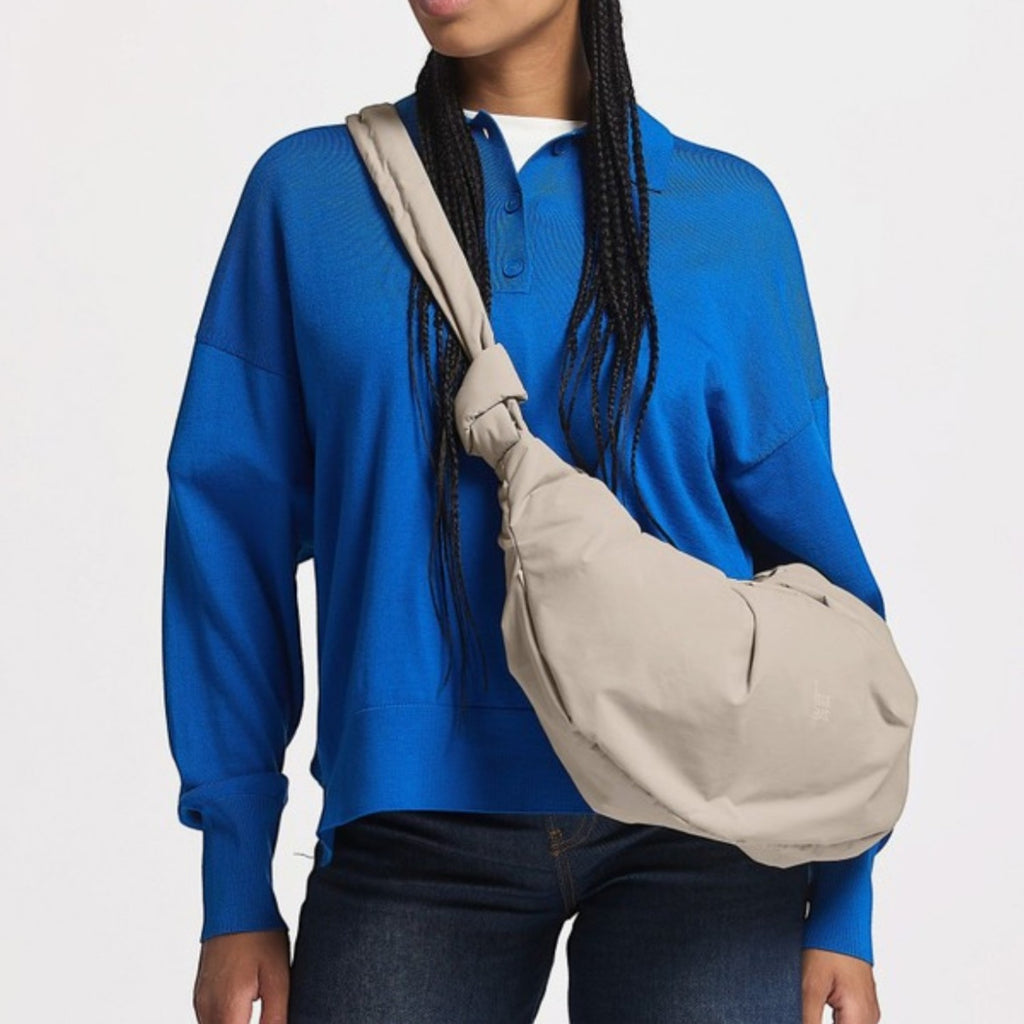 Pleat Moon Bag Large