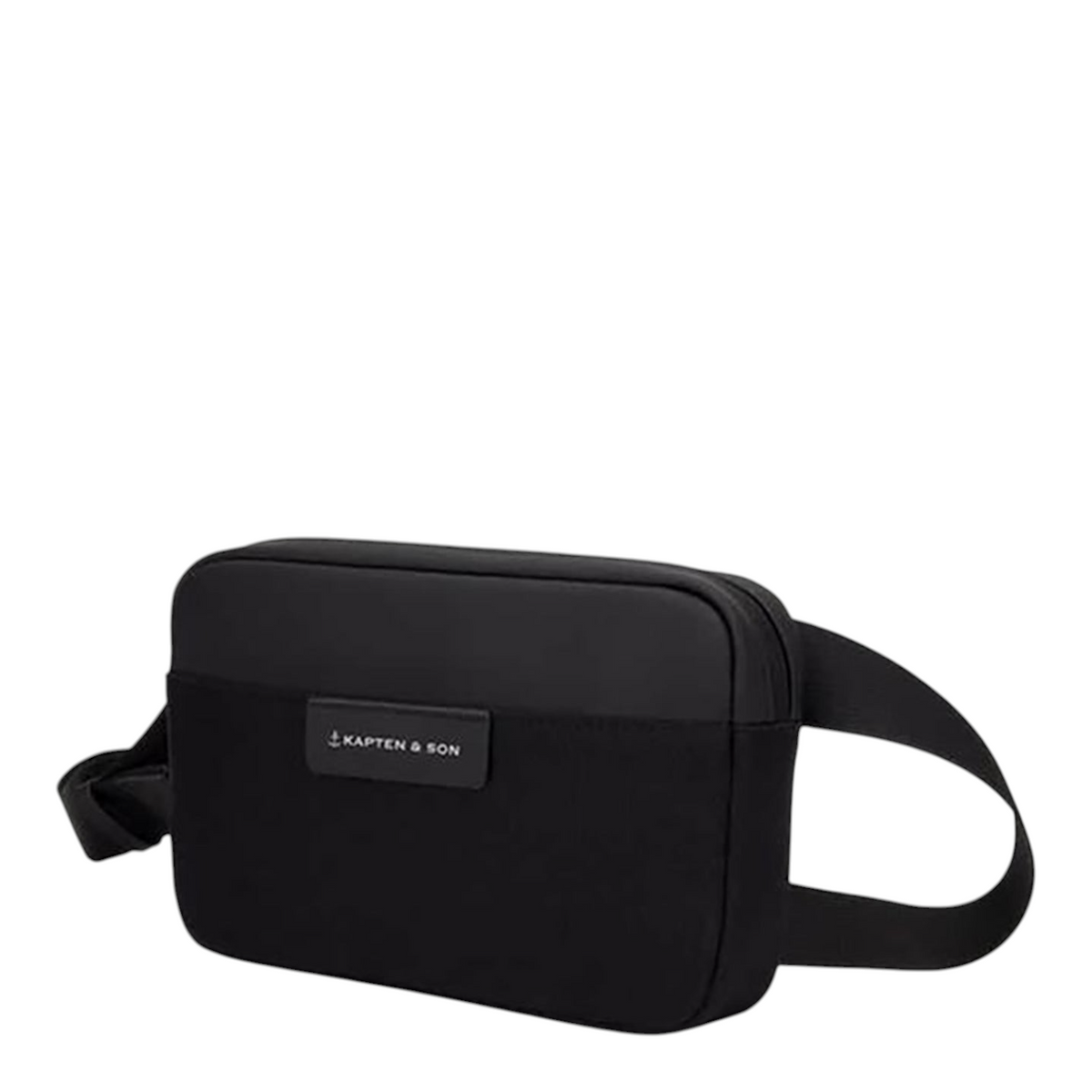 Lieblingstasche Habo black crossbody bag with a minimalist rectangular design and adjustable strap