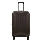 Lieblingstasche 2WANDER Spinner 69/25 expandable brown hardside suitcase with four wheels and telescopic handle