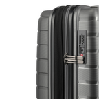 Lieblingstasche Air Base trolley suitcase in grey with TSA combination lock and durable hardshell exterior