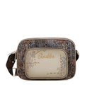 Lieblingstasche Anekke cross-body bag in beige and brown with a patterned print and gold logo detail