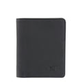 Lieblingstasche Arizona RFID card wallet in black leather with embossed bull logo.