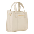 Lieblingstasche Aury Re cream leather tote bag with gold hardware and embossed logo