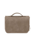 Lieblingstasche Bali washbag in taupe vegan leather with a top handle and minimalist design