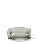 Lieblingstasche Bergen Pro large grey wallet with open interior featuring multiple card slots and a zip coin pocket