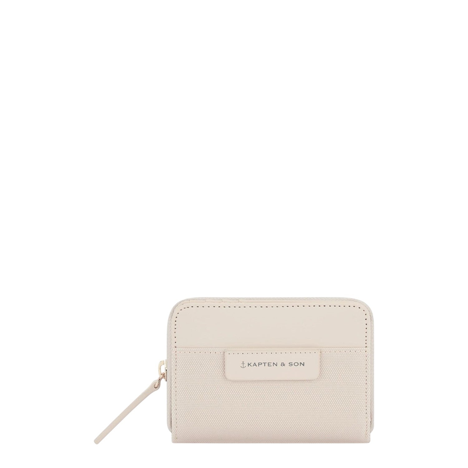 Lieblingstasche Bergen Pro Wallet Small in beige with a zipper compartment and card slots for organized storage.