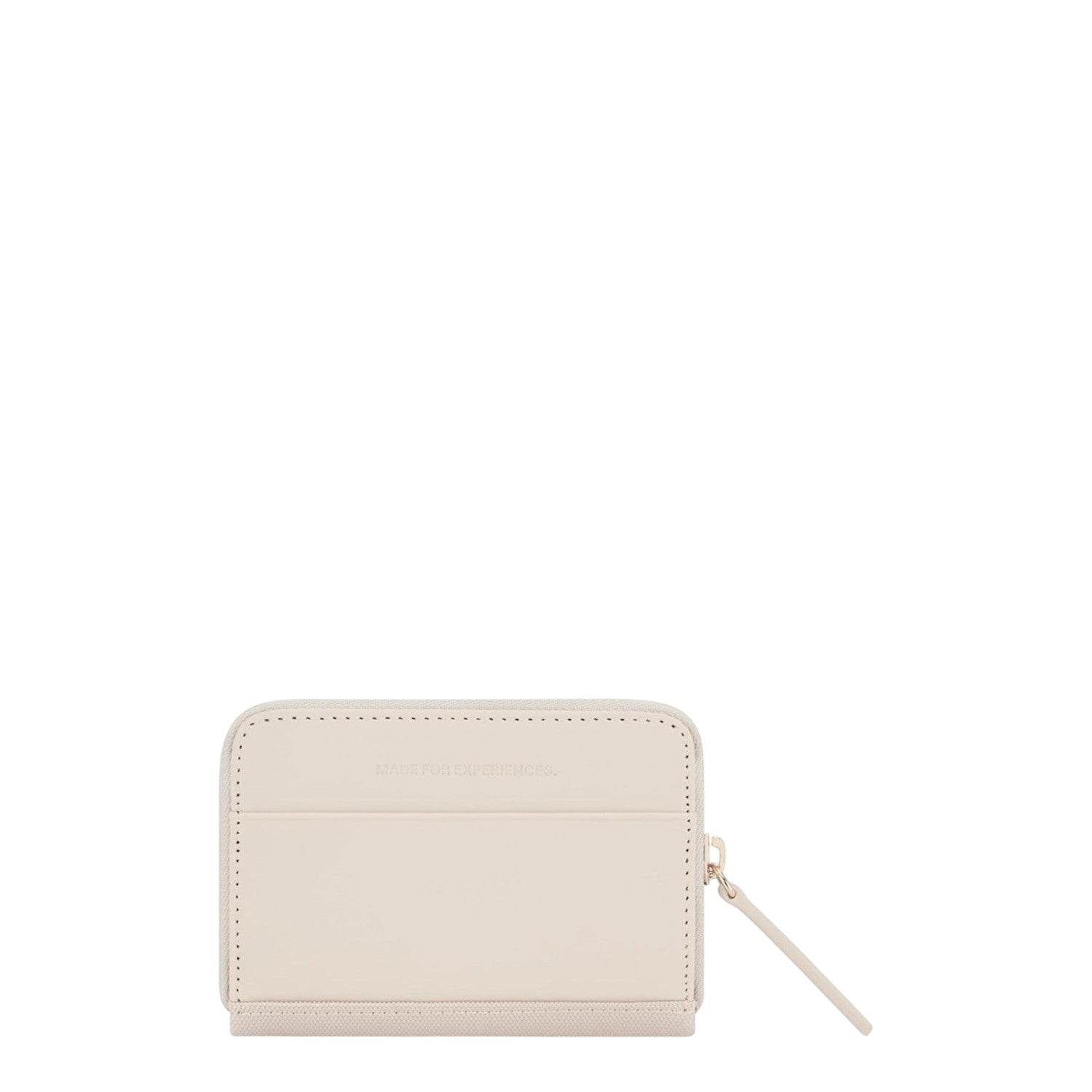 Lieblingstasche Bergen Pro Wallet Small in beige with a zip closure and card slots for organized storage