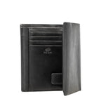 Lieblingstasche Birkheim Friedolf Billfold LV8 black leather wallet with RFID SAFE technology and multiple card slots.