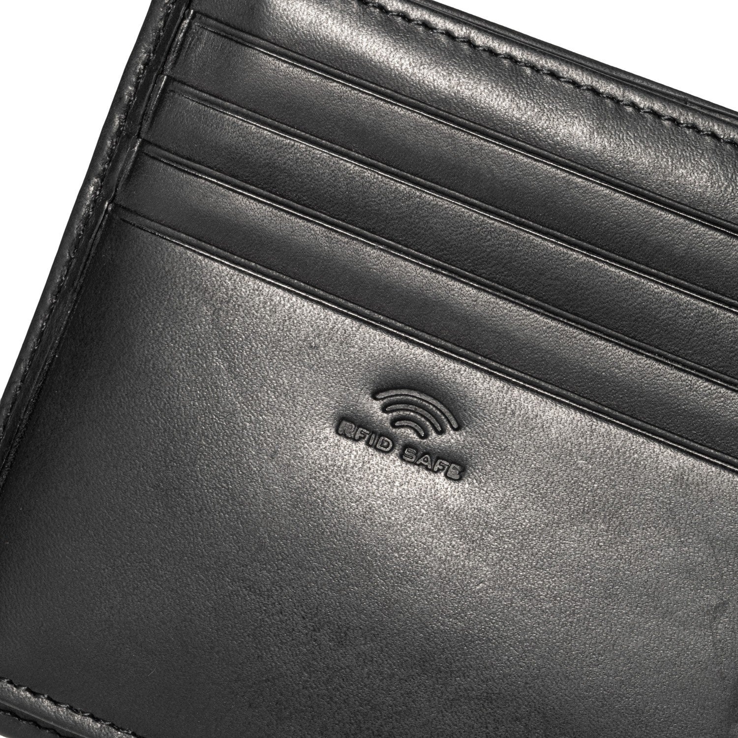Lieblingstasche Birkheim Gandolf Billfold LH9 black leather wallet with RFID safe technology and multiple card slots.