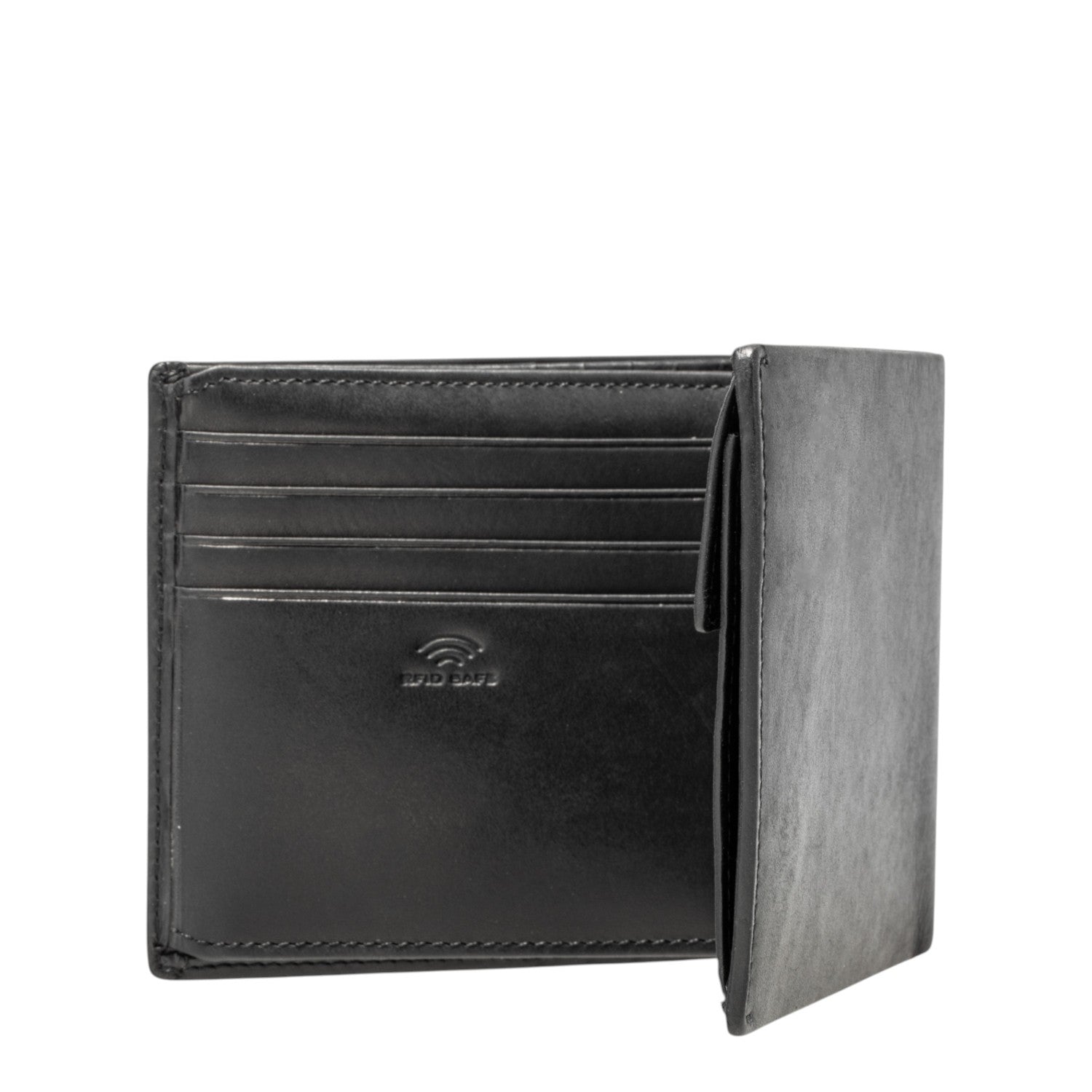 Lieblingstasche Birkheim Gandolf Billfold LH9 black leather wallet with RFID SAFE technology and multiple card slots.