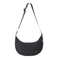 Lieblingstasche black crescent-shaped sling bag with an adjustable shoulder strap and minimalist design