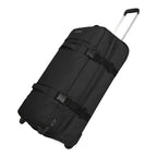Lieblingstasche black large rolling travel bag with telescopic handle and compression straps