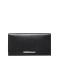 Lieblingstasche black leather Diedburg purse with silver hardware detail