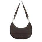 Lieblingstasche Lifetime Buddy M black quilted crescent shoulder bag with adjustable branded strap