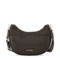 Lieblingstasche Lifetime Buddy S black quilted nylon crescent crossbody bag with adjustable branded strap