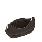 Lieblingstasche Lifetime Buddy M black quilted nylon shoulder bag with top zipper closure and internal pocket
