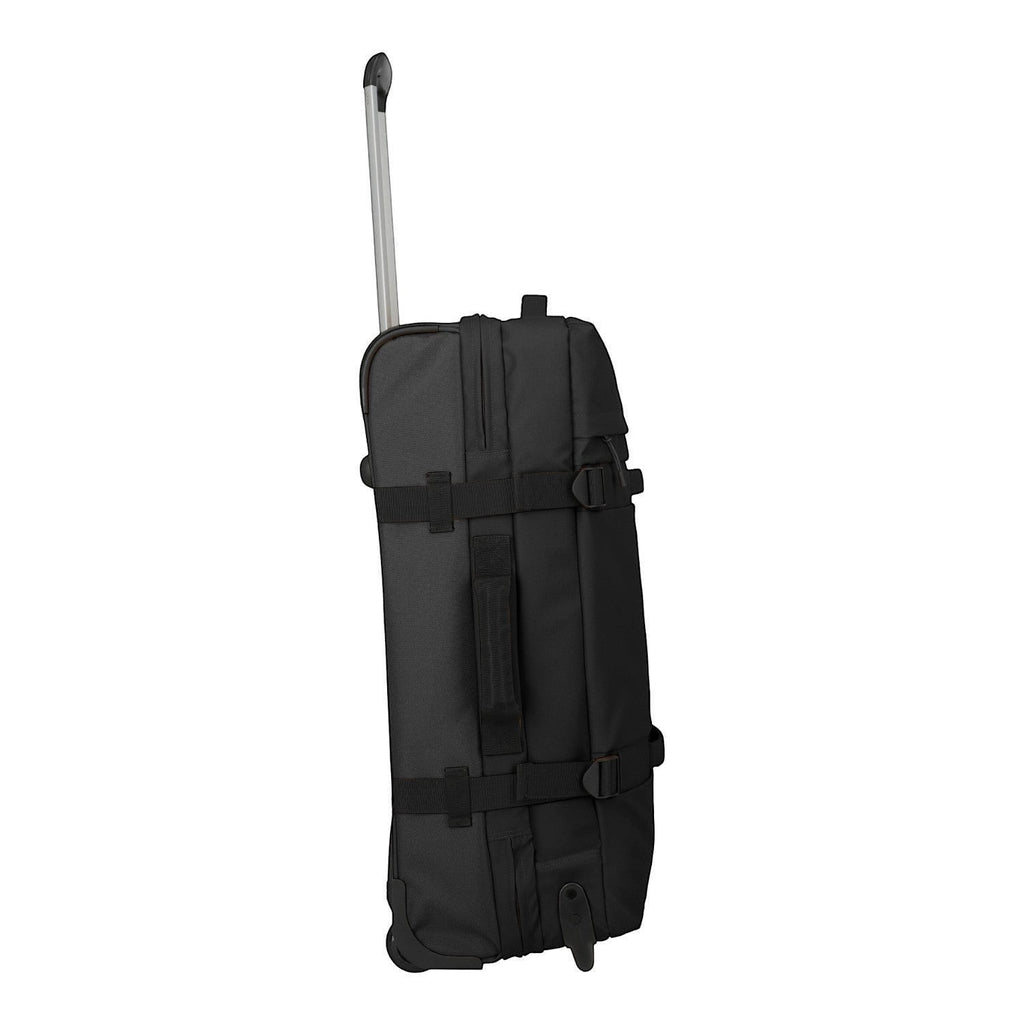 Lieblingstasche black large rolling travel bag with telescopic handle and compression straps