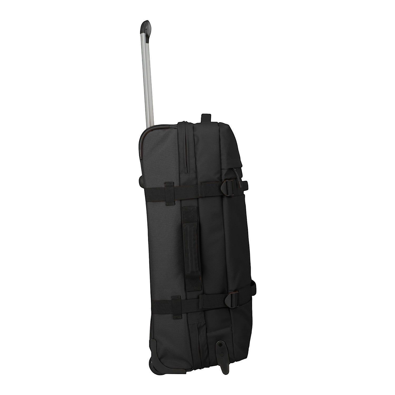 Lieblingstasche black large rolling travel bag with telescopic handle and compression straps