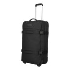 Lieblingstasche BOLONIA L black rolling travel bag with telescopic handle and compression straps.