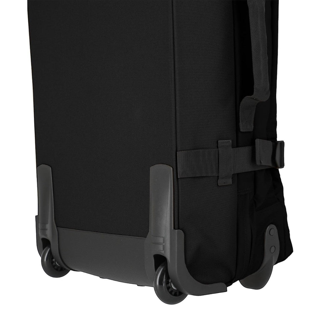 Lieblingstasche BOLONIA black fabric small rolling travel bag with sturdy wheels and straps.