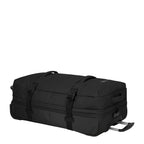 Lieblingstasche BOLONIA L black rolling travel bag with compression straps and telescopic handle.