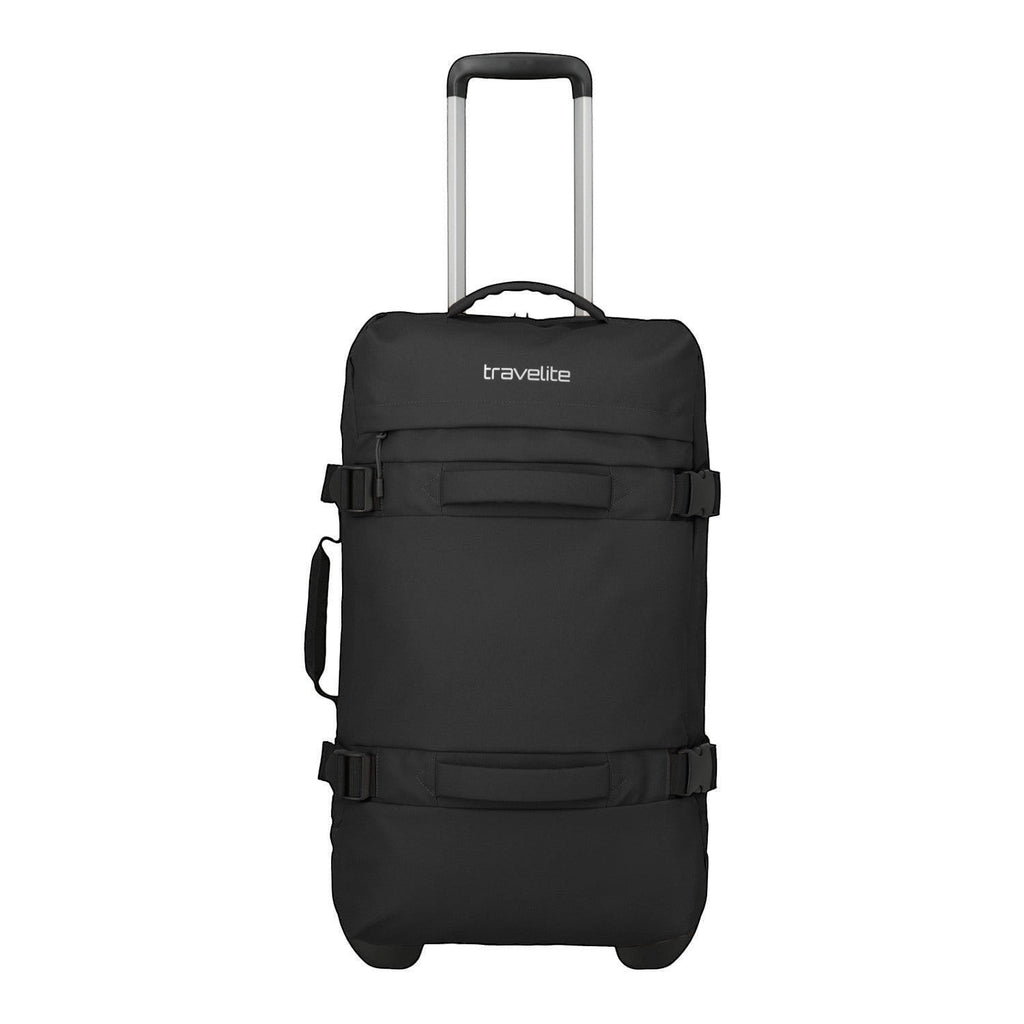 Lieblingstasche BOLONIA M black travel bag with wheels and telescopic handle
