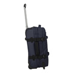 Lieblingstasche BOLONIA navy blue rolling travel bag with telescopic handle and compression straps.