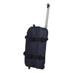Lieblingstasche BOLONIA navy blue rolling travel bag with telescopic handle and compression straps.
