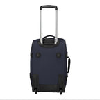 Lieblingstasche BOLONIA navy blue wheeled travel bag with telescopic handle and side carry handle.