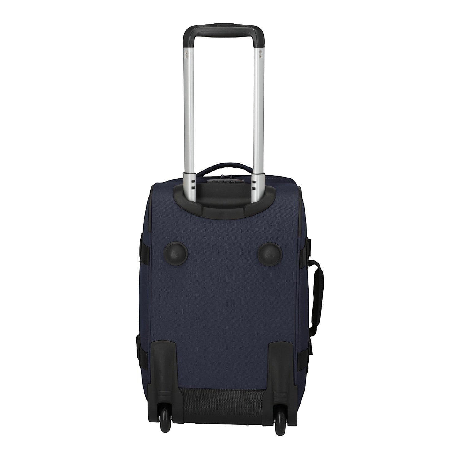 Lieblingstasche BOLONIA navy blue wheeled travel bag with telescopic handle and side carry handle.