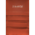 Lieblingstasche BOLONIA S orange travel bag with padded handle and stitched details.