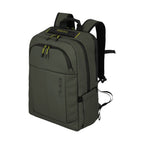 Lieblingstasche Briize Backpack M in dark green, durable polyester, with multiple compartments and padded straps.