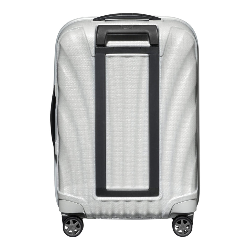 Lieblingstasche C-Lite Spinner 55/20 Exp carry-on suitcase in metallic silver with black handle and four wheels