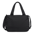 Lieblingstasche Cloud Horizon black padded tote bag with wide shoulder straps and minimalist design