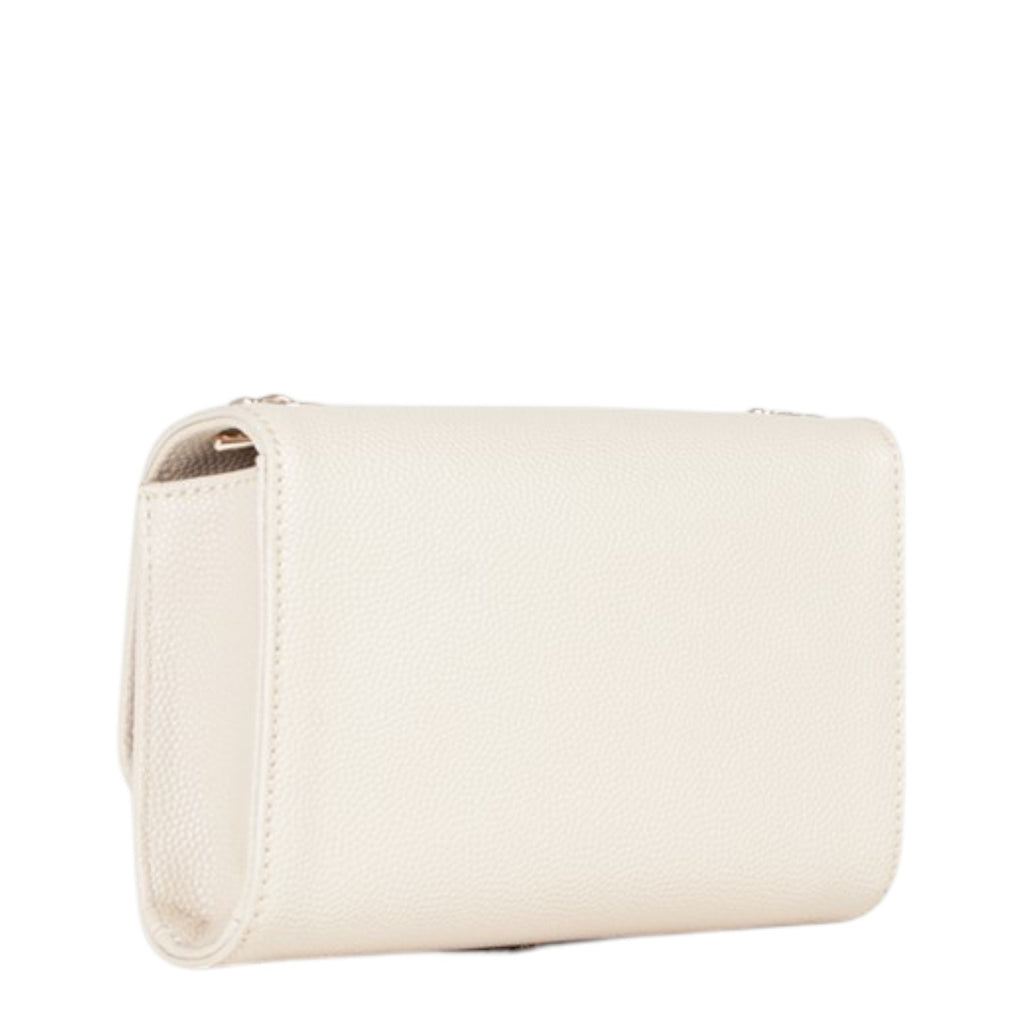 Lieblingstasche Divina cream textured leather crossbody bag with chain strap