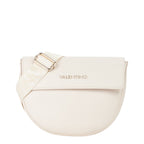 Lieblingstasche Flap Bag Bigs cream leather crossbody bag with adjustable logo strap.