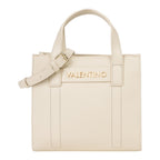 Lieblingstasche cream leather mini tote bag with gold hardware and embossed logo
