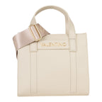 Lieblingstasche cream leather tote bag with gold hardware and adjustable strap