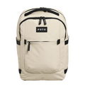Lieblingstasche eoto Midi20 beige city backpack with black accents, front pocket, and minimalist design