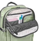 Lieblingstasche eoto Tidy22 sage green business backpack with open front organizer compartment and interior pockets