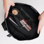 Lieblingstasche GOT BAG Rolltop Lite 2.0 backpack interior showing laptop sleeve, water bottle, and organized pockets