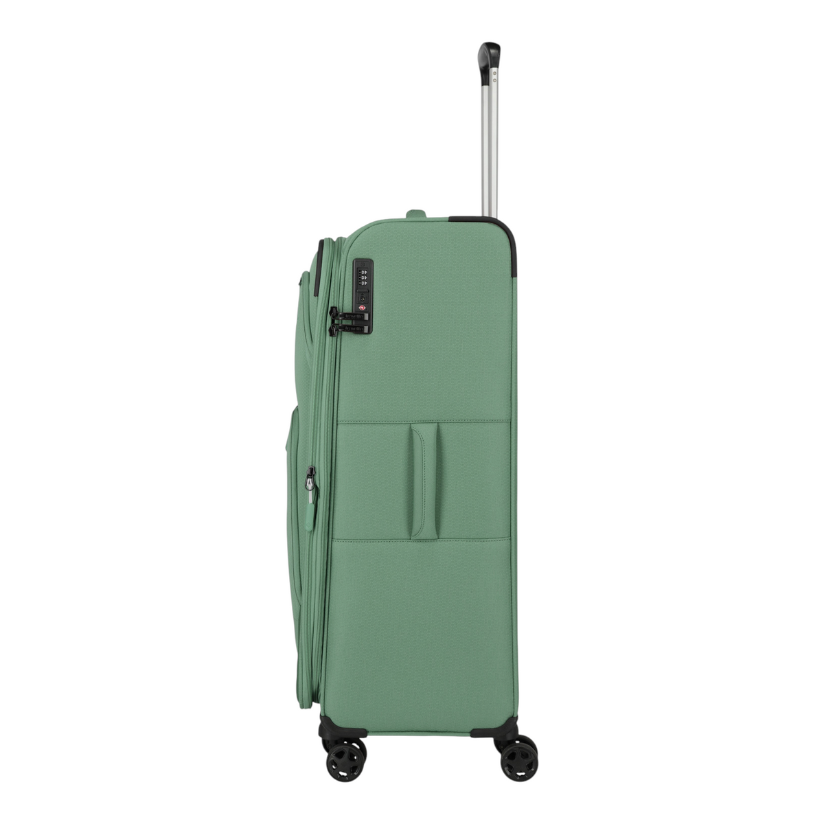 Lieblingstasche Kick Off large green expandable 4-wheel trolley suitcase with TSA lock and telescopic handle